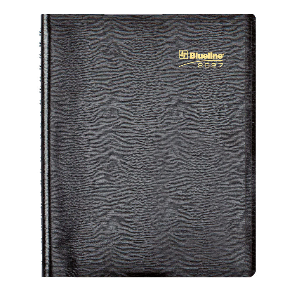 Blueline Essential Daily Appointment Book, 2027, Bilingual, Black C965.81BT-27 C965.81BT