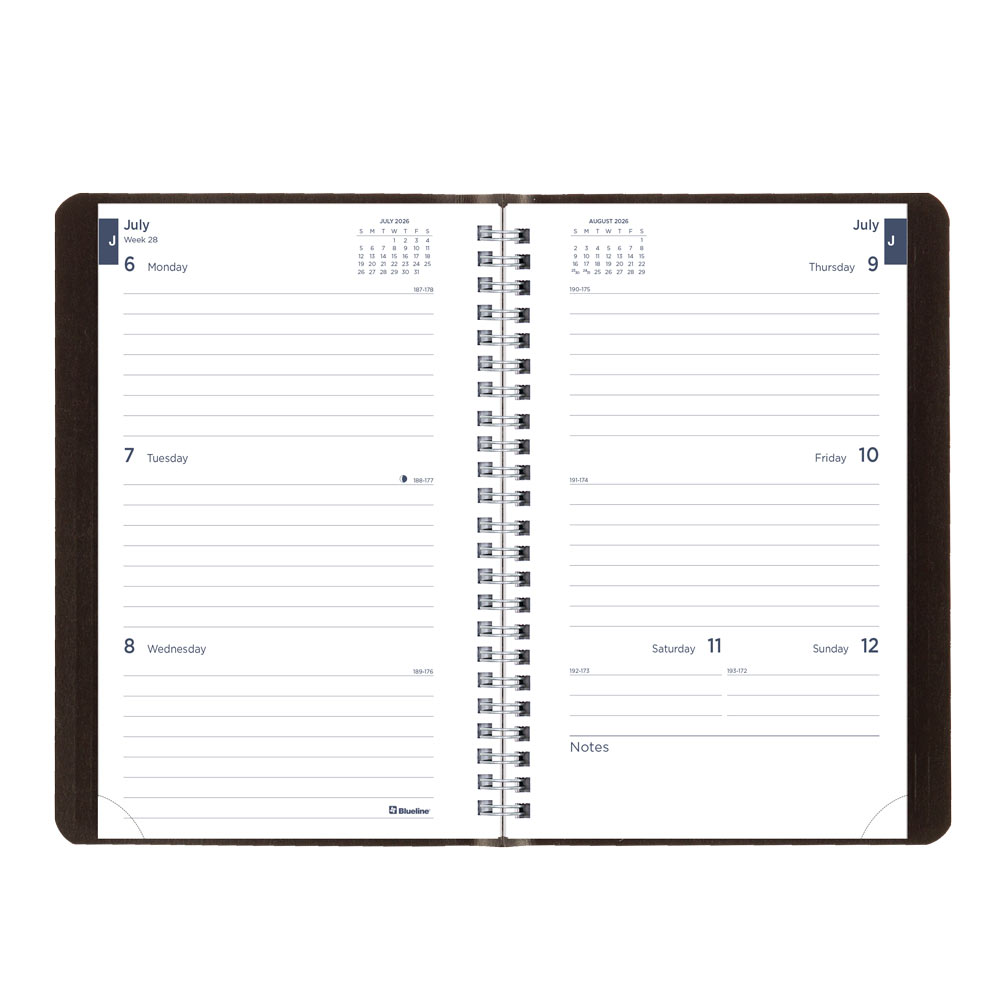 Academic Weekly Planner, Classic Black, 2026-2027 - English CA101.BLK
