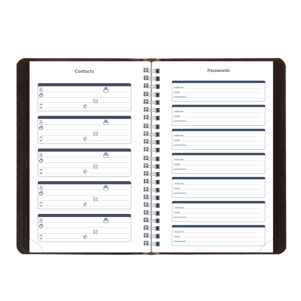 Academic Weekly Planner, Classic Black, 2026-2027 - English CA101.BLK