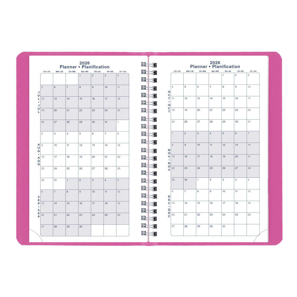 Academic Weekly Planner, Fashion, 2026-2027 - Bilingual CA101BF.01 #colour_fashion-pink