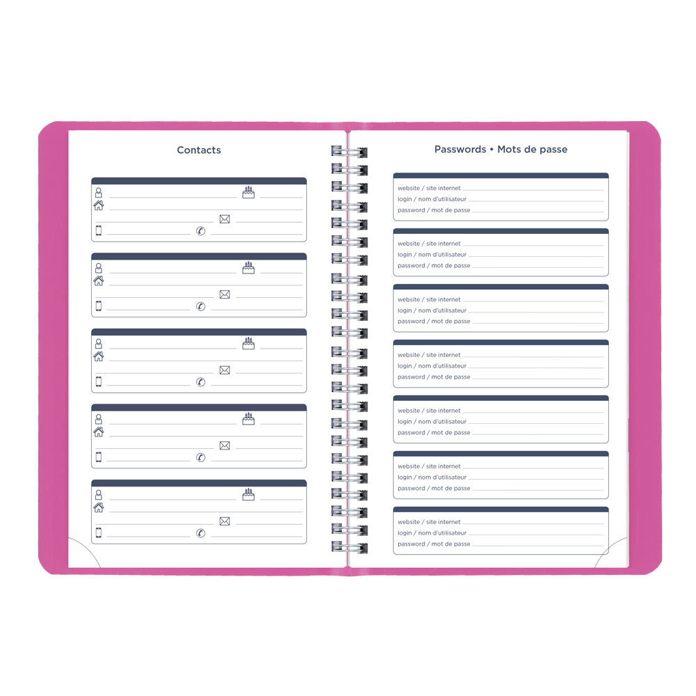 Academic Weekly Planner, Fashion, 2026-2027 - Bilingual CA101BF.01 #colour_fashion-pink