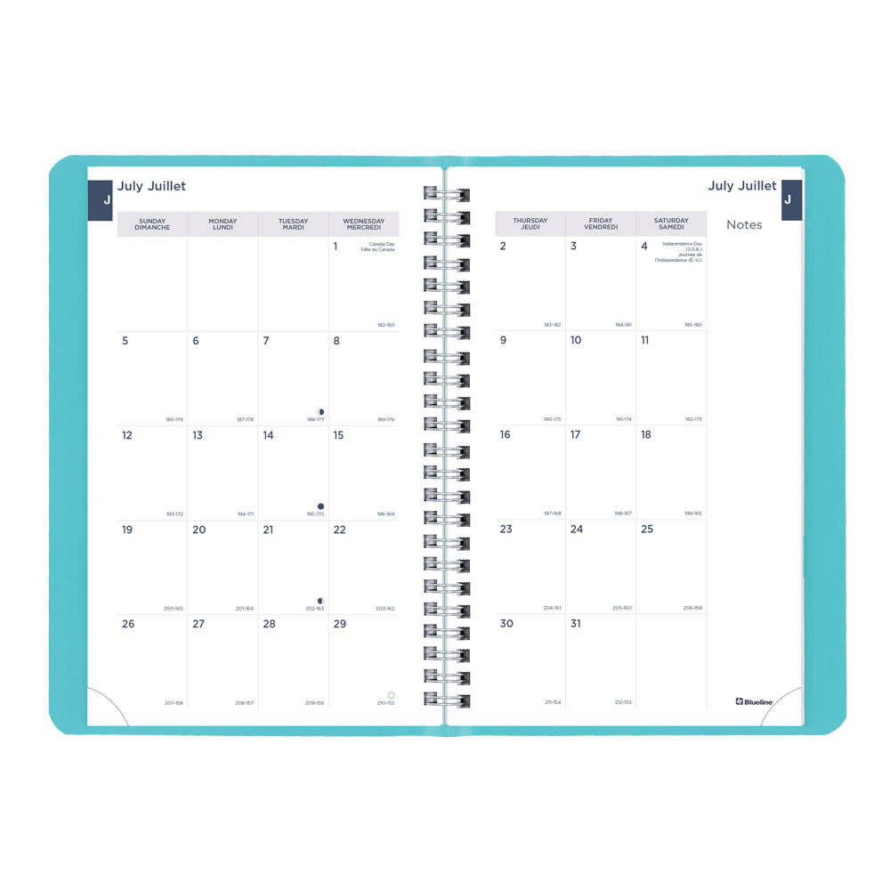 Academic Weekly Planner, Fashion, 2026-2027 - Bilingual CA101BF.02 #colour_fashion-blue