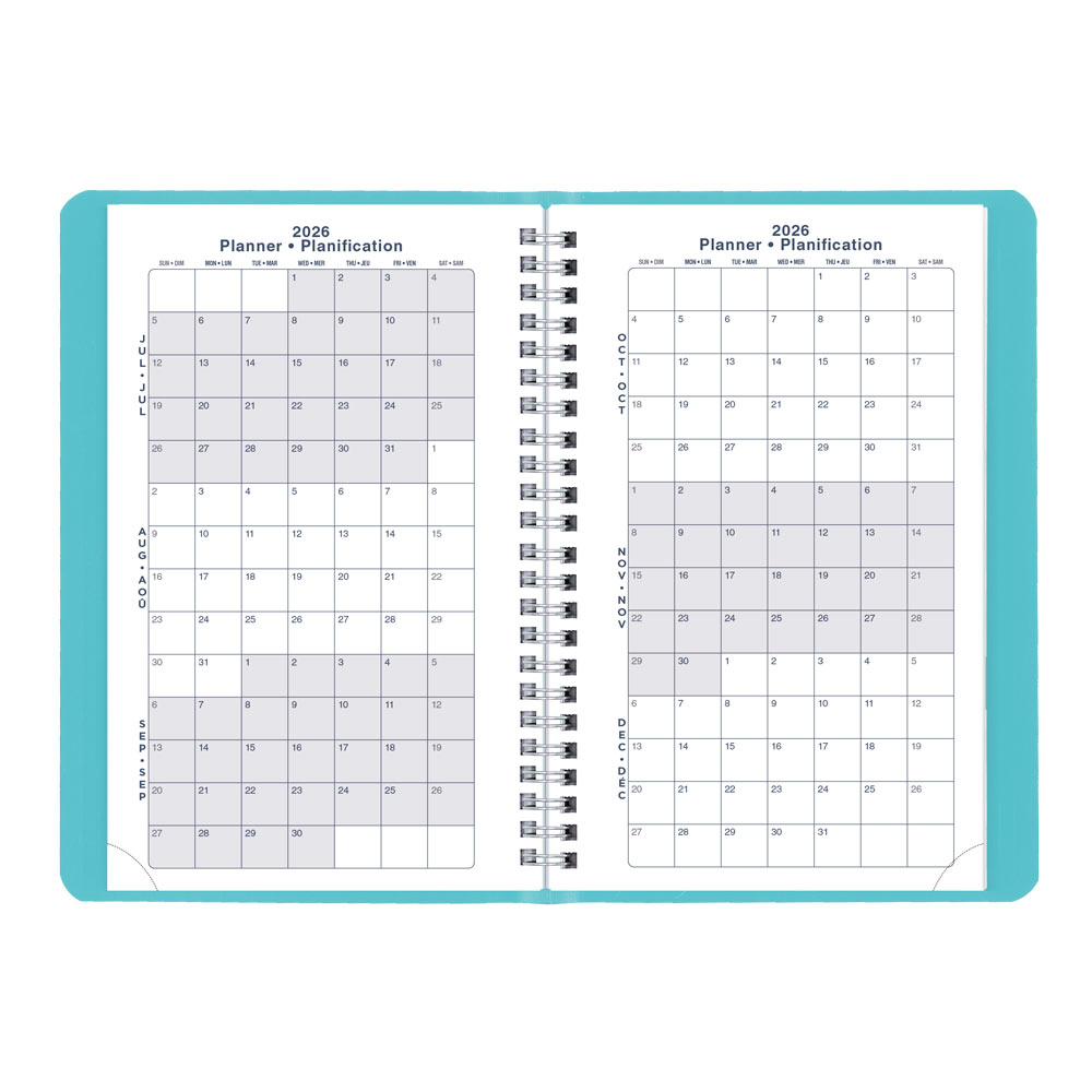 Academic Weekly Planner, Fashion, 2026-2027 - Bilingual CA101BF.02 #colour_fashion-blue