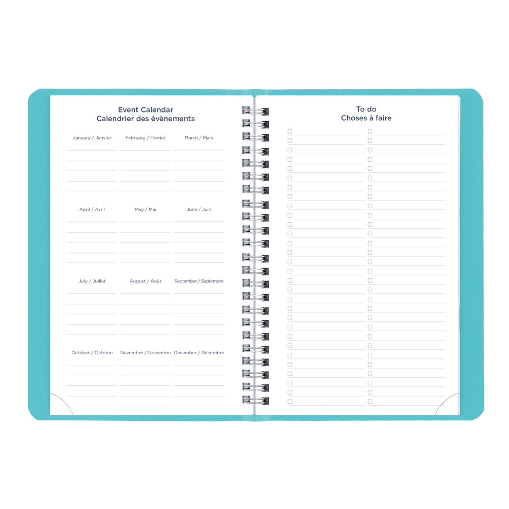 Academic Weekly Planner, Fashion, 2026-2027 - Bilingual CA101BF.02 #colour_fashion-blue