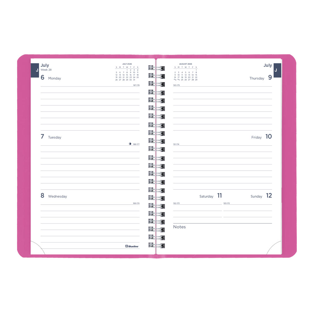Academic Weekly Planner, Fashion, 2026-2027 CA101F.01 #colour_fashion-pink