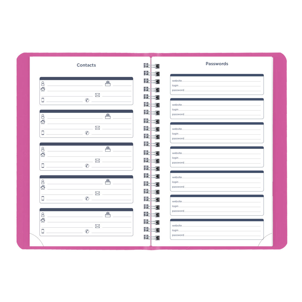 Academic Weekly Planner, Fashion, 2026-2027 CA101F.01 #colour_fashion-pink
