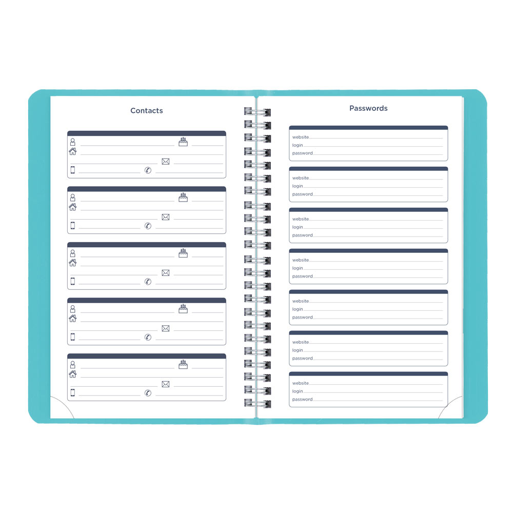 Academic Weekly Planner, Fashion, 2026-2027 CA101F.02 #colour_fashion-blue
