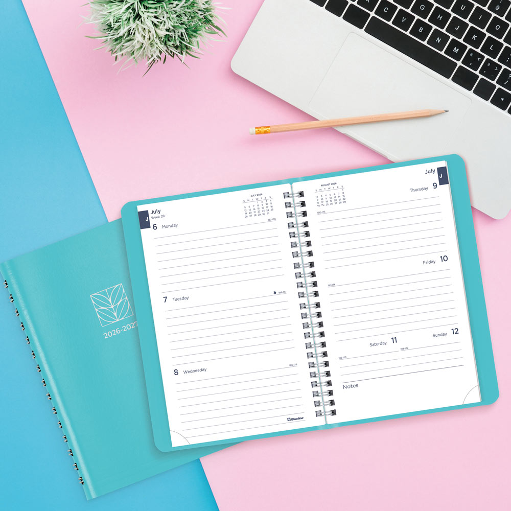 Academic Weekly Planner, Fashion, 2026-2027 CA101F.02 #colour_fashion-blue