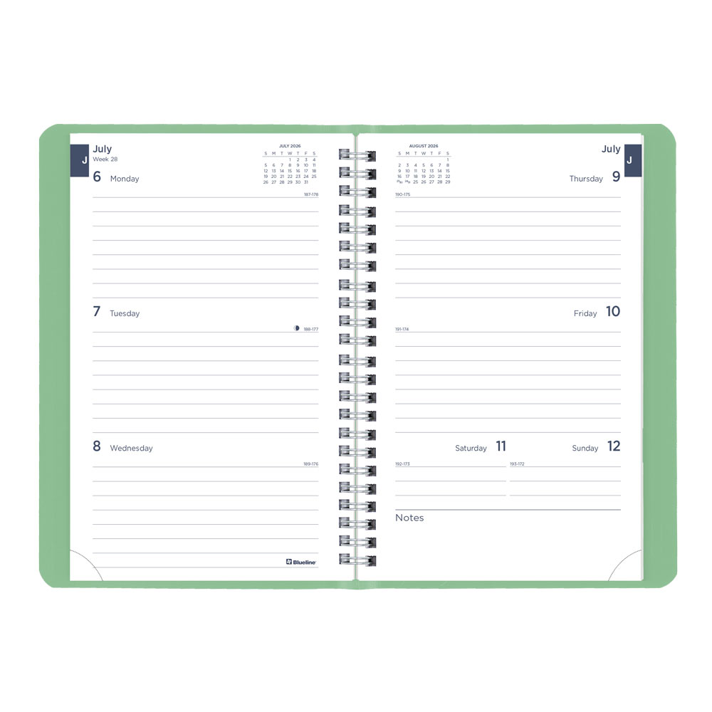 Academic Weekly Planner, Fashion, 2026-2027 CA101F.03 #colour_fashion-green