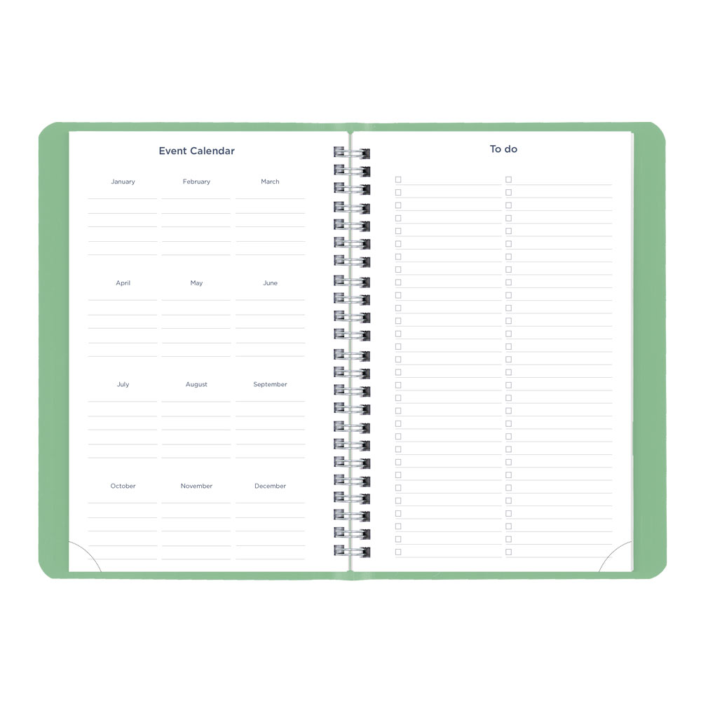 Academic Weekly Planner, Fashion, 2026-2027 CA101F.03 #colour_fashion-green