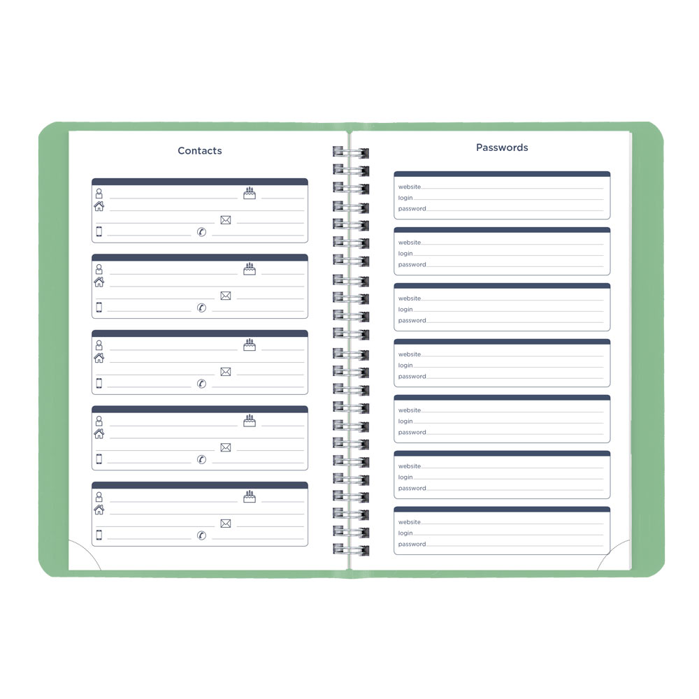 Academic Weekly Planner, Fashion, 2026-2027 CA101F.03 #colour_fashion-green