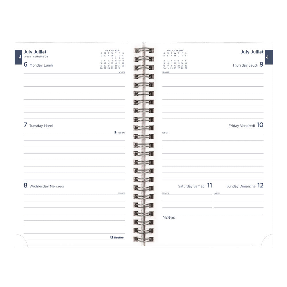 Academic Weekly Planner, Animal, 2026-2027 - Bilingual CA114BPA.01 #colour_cat
