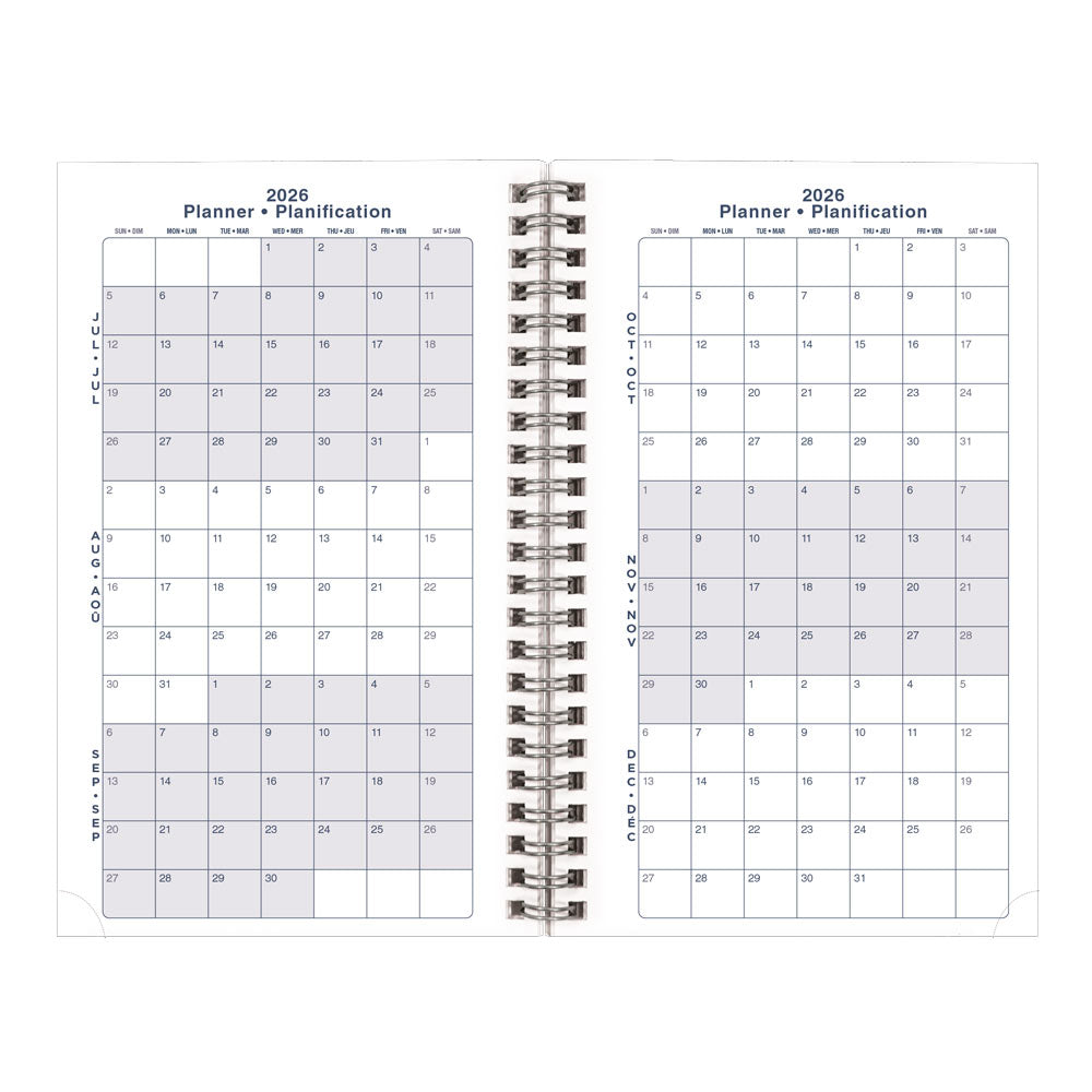 Academic Weekly Planner, Animal, 2026-2027 - Bilingual CA114BPA.01 #colour_cat