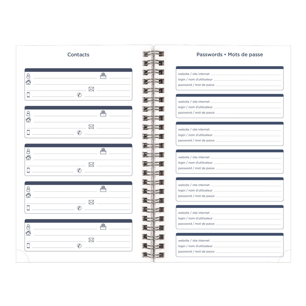 Academic Weekly Planner, Animal, 2026-2027 - Bilingual CA114BPA.01 #colour_cat