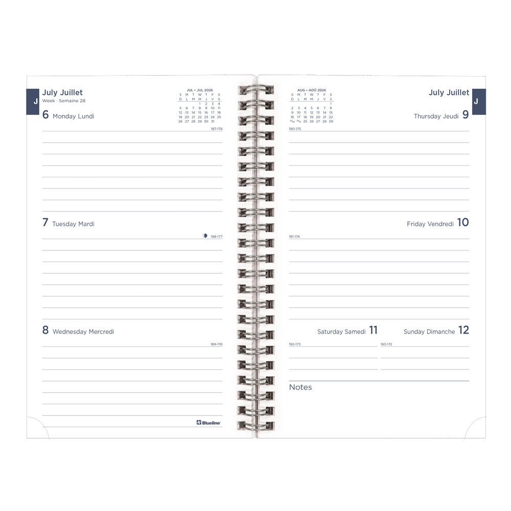 Academic Weekly Planner, Animal, 2026-2027 - Bilingual CA114BPA.02 #colour_dog