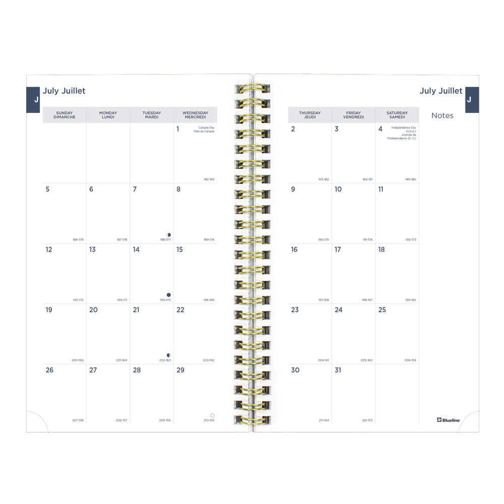 Academic Weekly Planner, Blossom, 2026-2027 - Bilingual CA114BPG.01 #colour_blossom-yellow