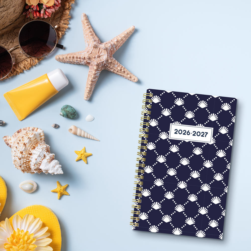 Academic Weekly Planner, Nautical, 2026-2027 - Bilingual CA114BPH.03 #colour_shells