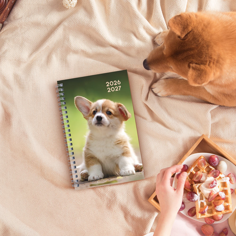 Academic Weekly Planner, Animal, 2026-2027 CA114PA.02 #colour_dog