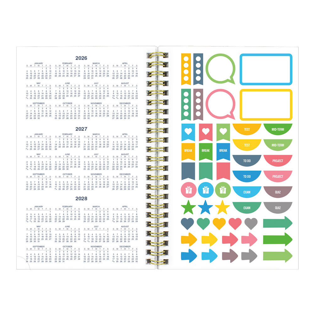 Academic Weekly Planner, Nautical, 2026-2027 CA114PH.02 #colour_cabana
