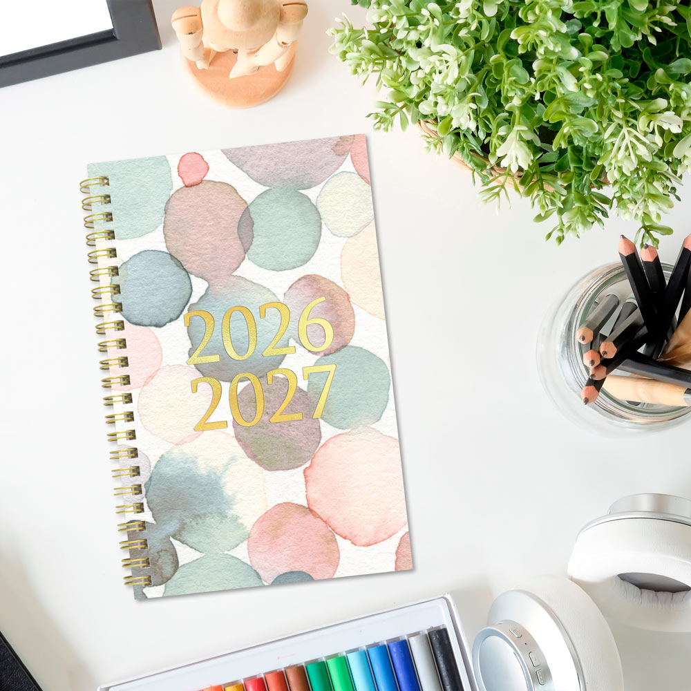 Academic Weekly Planner, Splash, 2026-2027 CA114PI.01 #colour_raindrops