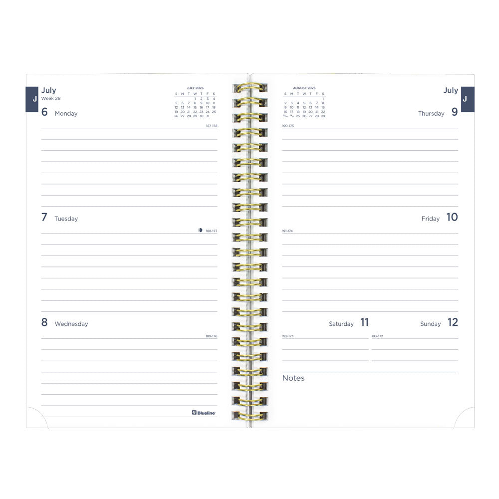 Academic Weekly Planner, Splash, 2026-2027 CA114PI.02 #colour_waterfalls