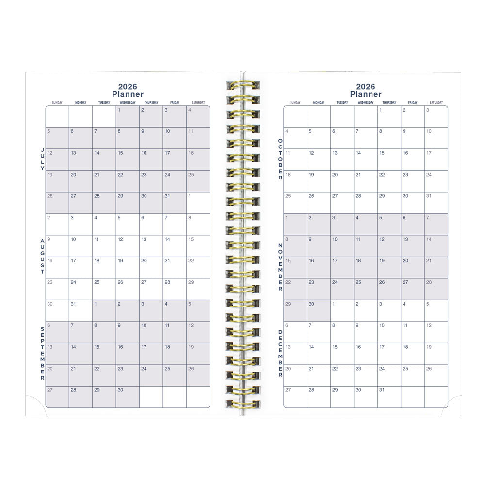 Academic Weekly Planner, Splash, 2026-2027 CA114PI.02 #colour_waterfalls
