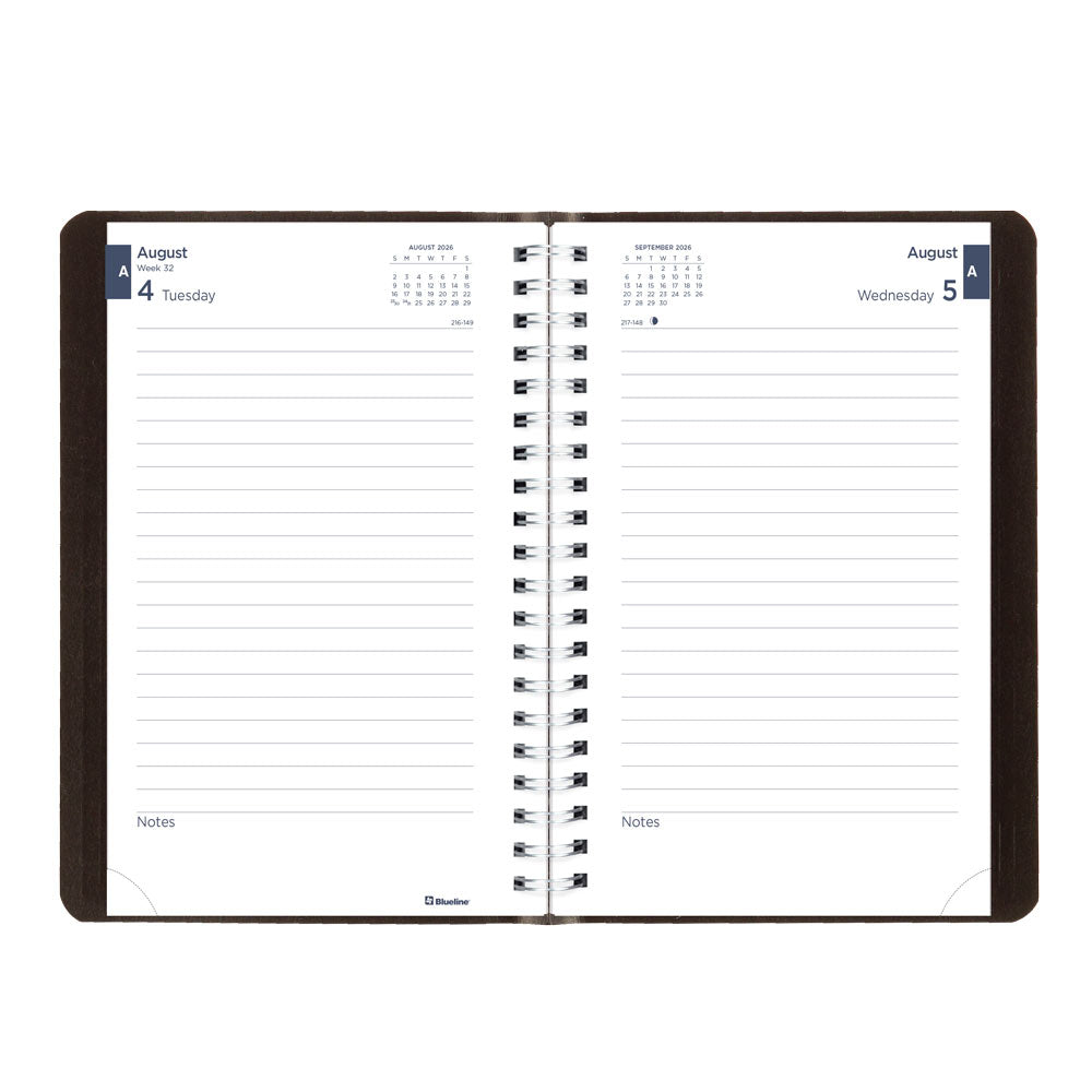 Academic Daily Planner, Classic Black, 2026-2027 - English CA201.BLK