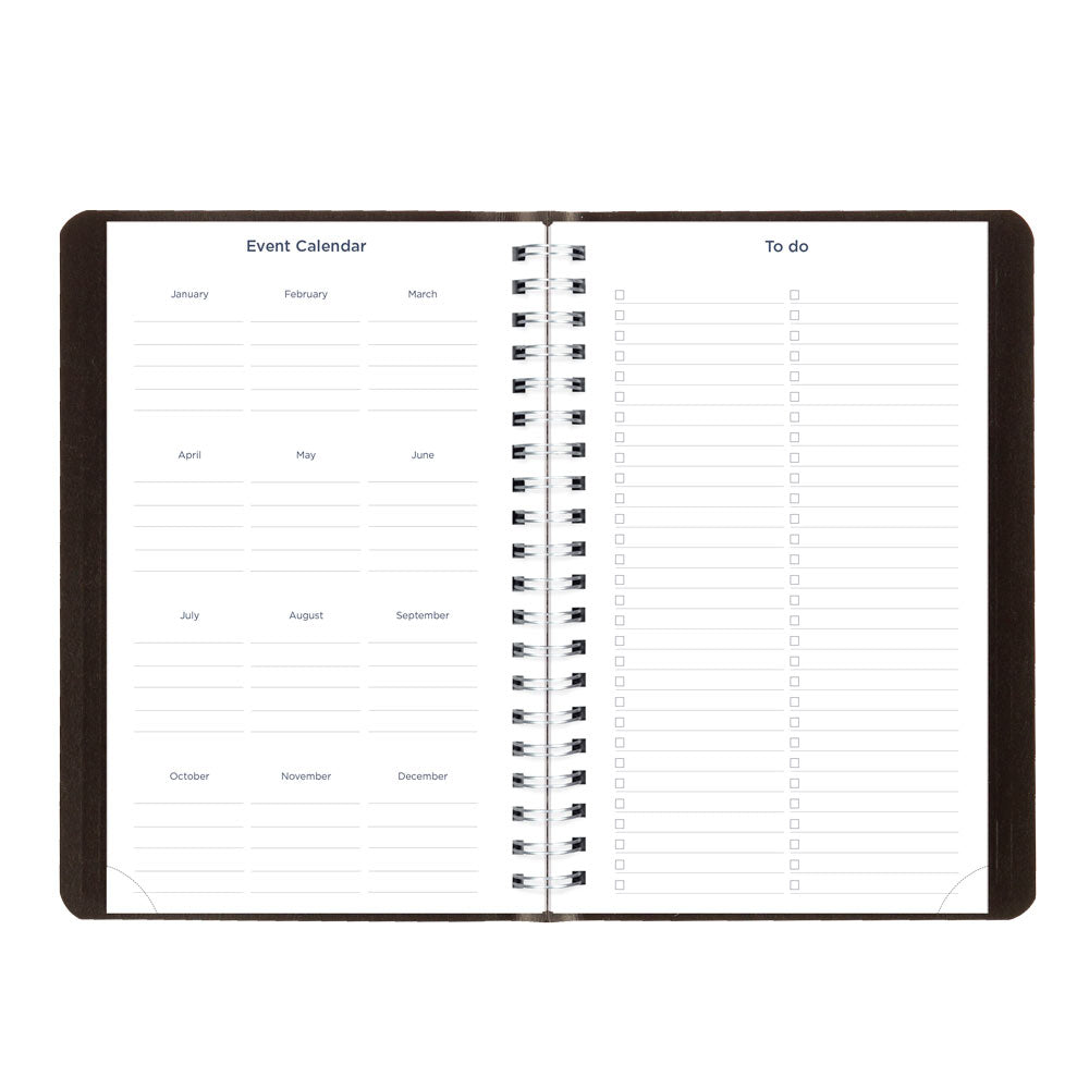 Academic Daily Planner, Classic Black, 2026-2027 - English CA201.BLK