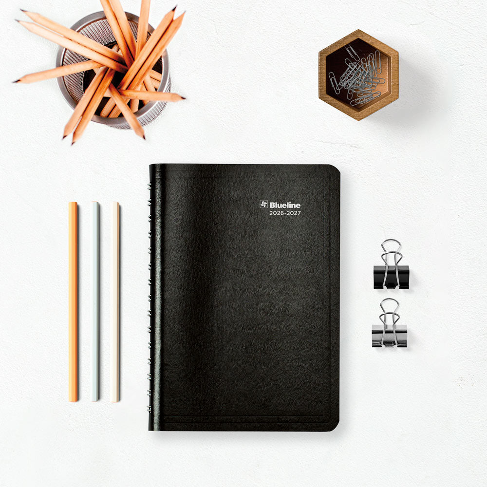 Academic Daily Planner, Classic Black, 2026-2027 - English CA201.BLK