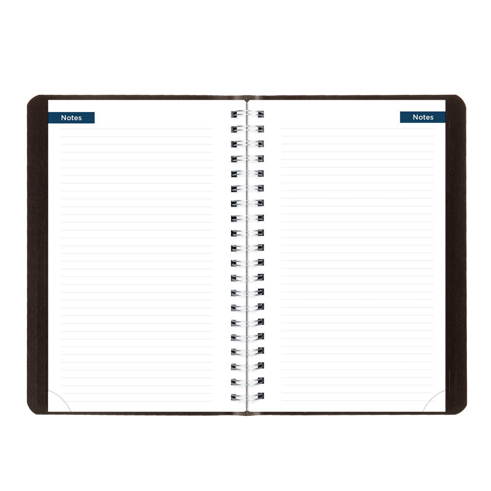 Academic Daily Planner, Classic Black, 2026-2027 - Bilingual CA201B.BLK