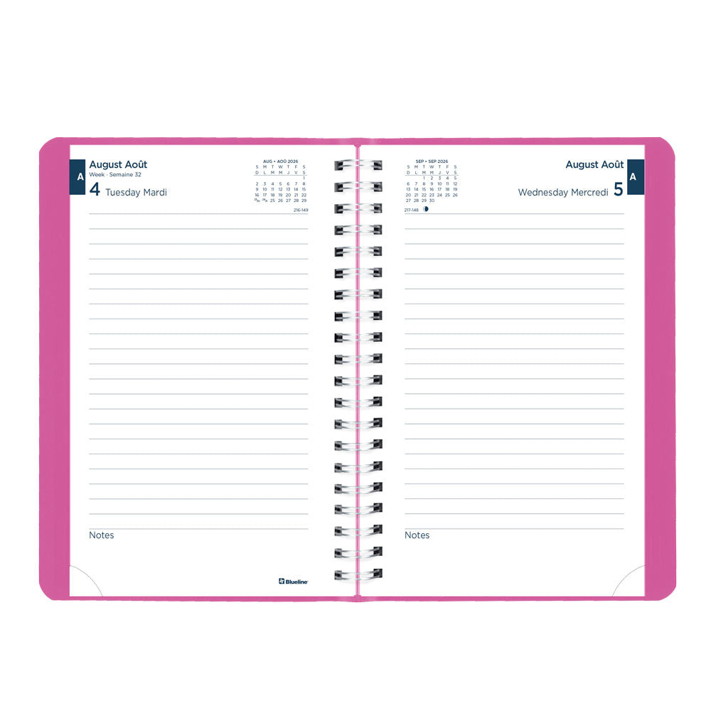 Academic Daily Planner, Fashion, 2026-2027 - Bilingual CA201BF.01 #colour_fashion-pink