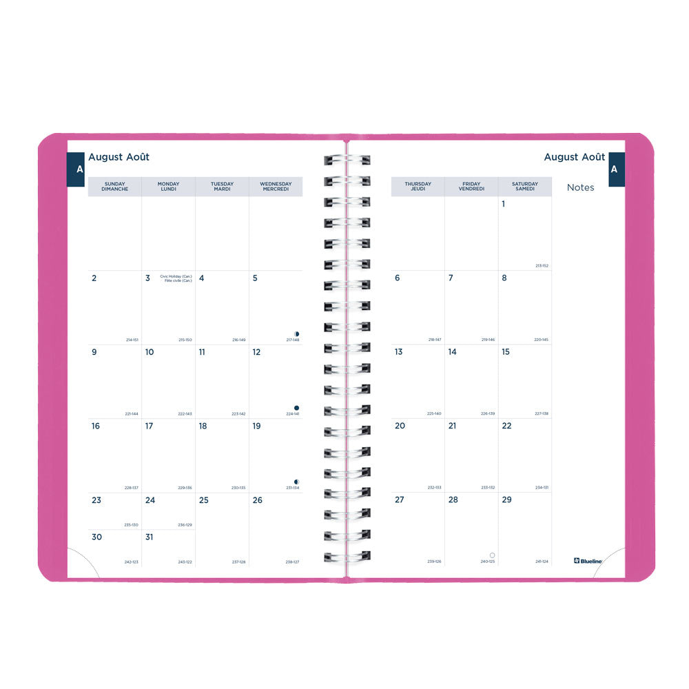 Academic Daily Planner, Fashion, 2026-2027 - Bilingual CA201BF.01 #colour_fashion-pink