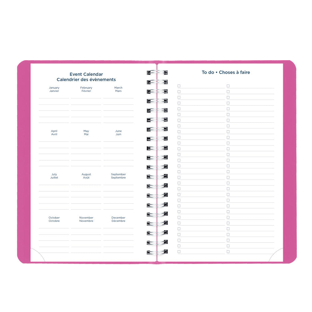 Academic Daily Planner, Fashion, 2026-2027 - Bilingual CA201BF.01 #colour_fashion-pink