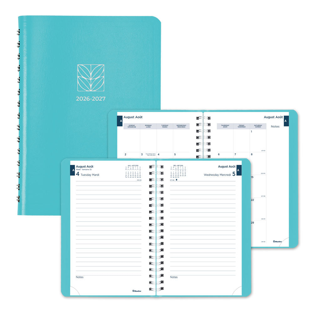 Academic Daily Planner, Fashion, 2026-2027 - Bilingual CA201BF.02 #colour_fashion-blue