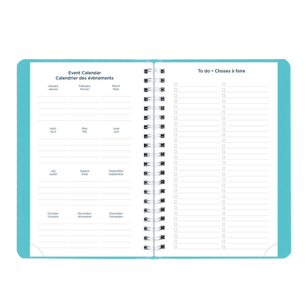 Academic Daily Planner, Fashion, 2026-2027 - Bilingual CA201BF.02 #colour_fashion-blue