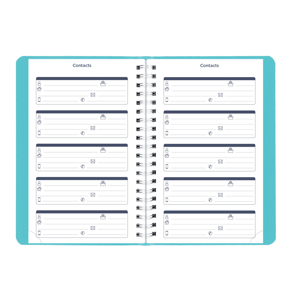 Academic Daily Planner, Fashion, 2026-2027 - Bilingual CA201BF.02 #colour_fashion-blue