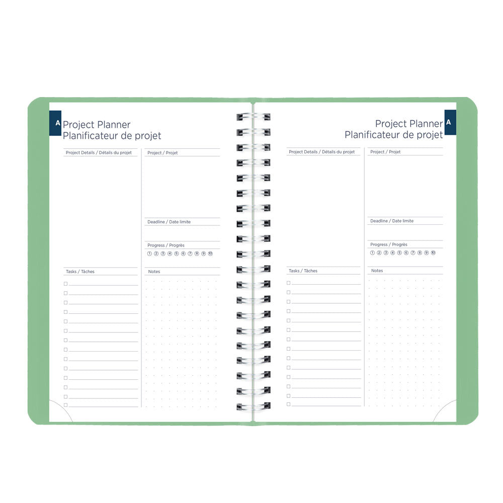Academic Daily Planner, Fashion, 2026-2027 - Bilingual CA201BF.03 #colour_fashion-green