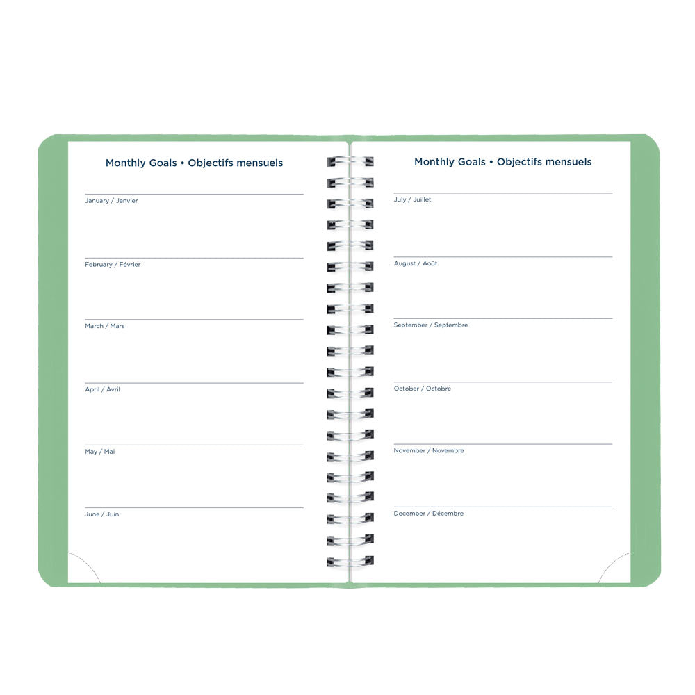 Academic Daily Planner, Fashion, 2026-2027 - Bilingual CA201BF.03 #colour_fashion-green