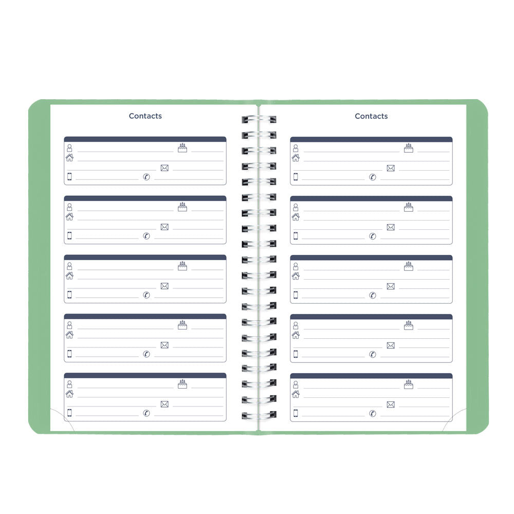 Academic Daily Planner, Fashion, 2026-2027 - Bilingual CA201BF.03 #colour_fashion-green