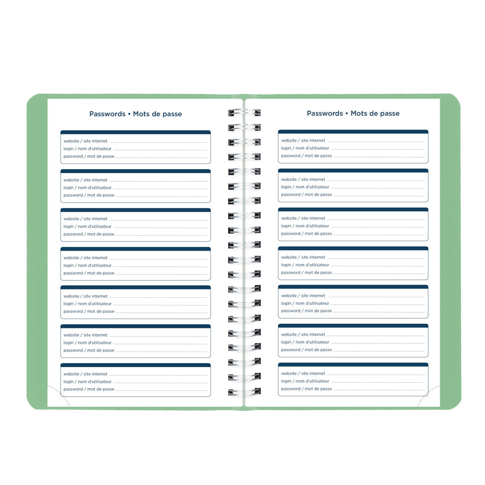 Academic Daily Planner, Fashion, 2026-2027 - Bilingual CA201BF.03 #colour_fashion-green