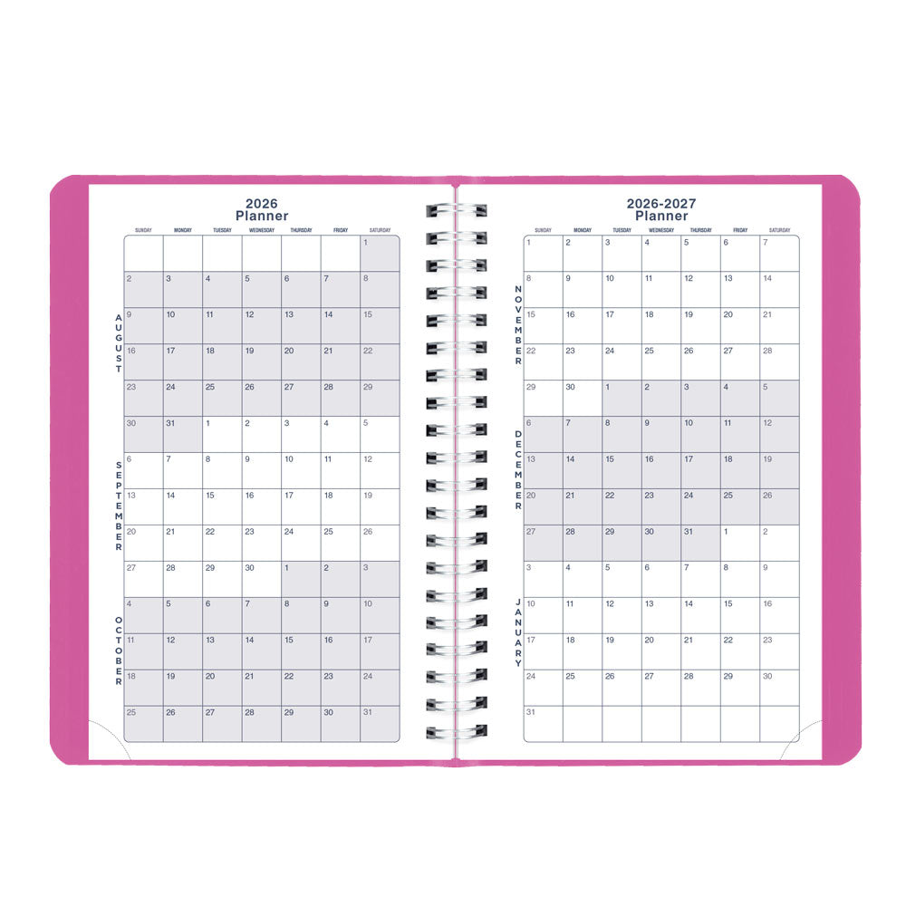 Academic Daily Planner, Fashion, 2026-2027 - English CA201F.01 #colour_fashion-pink