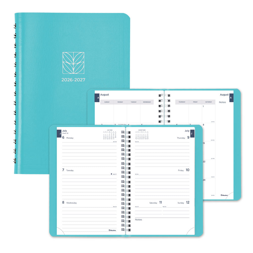 Academic Daily Planner, Fashion, 2026-2027 - English CA201F.02 #colour_fashion-blue
