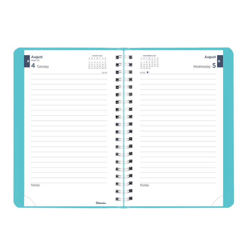 Academic Daily Planner, Fashion, 2026-2027 - English CA201F.02 #colour_fashion-blue