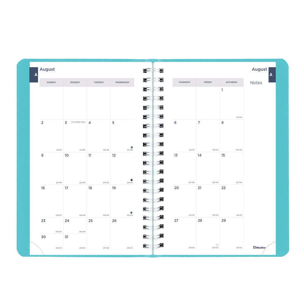 Academic Daily Planner, Fashion, 2026-2027 - English CA201F.02 #colour_fashion-blue