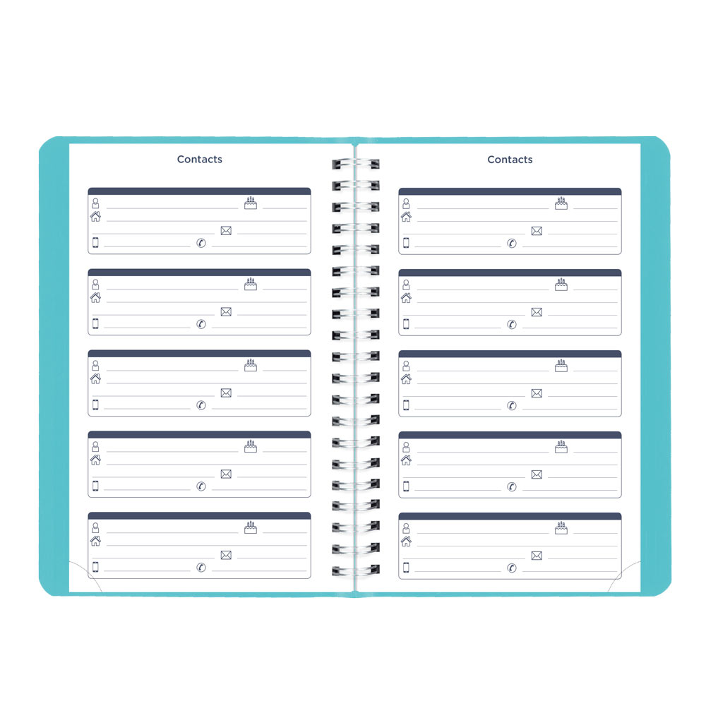 Academic Daily Planner, Fashion, 2026-2027 - English CA201F.02 #colour_fashion-blue