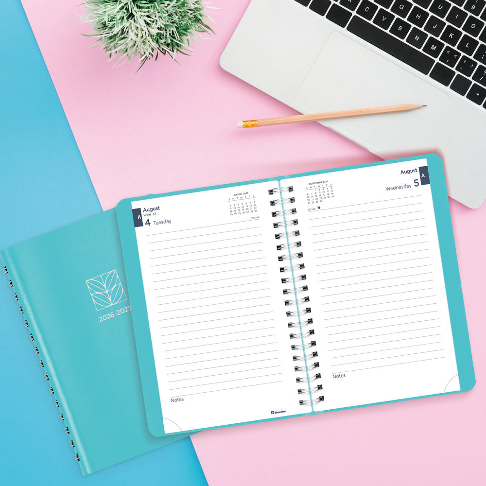 Academic Daily Planner, Fashion, 2026-2027 - English CA201F.02 #colour_fashion-blue