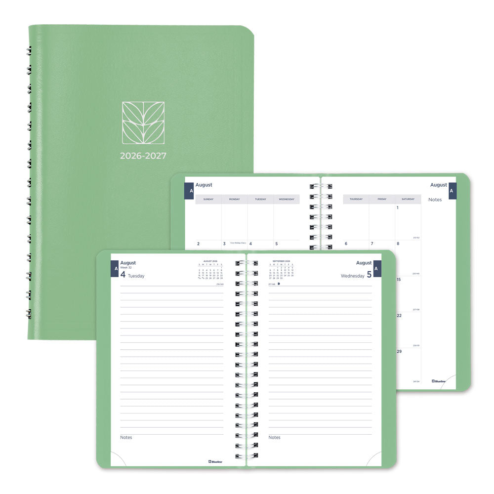 Academic Daily Planner, Fashion, 2026-2027 - English CA201F.03 #colour_fashion-green
