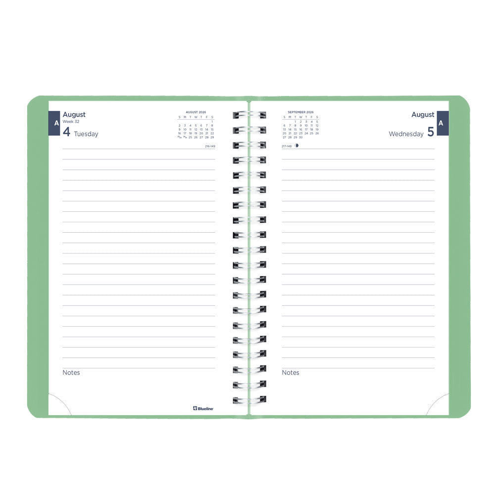 Academic Daily Planner, Fashion, 2026-2027 - English CA201F.03 #colour_fashion-green