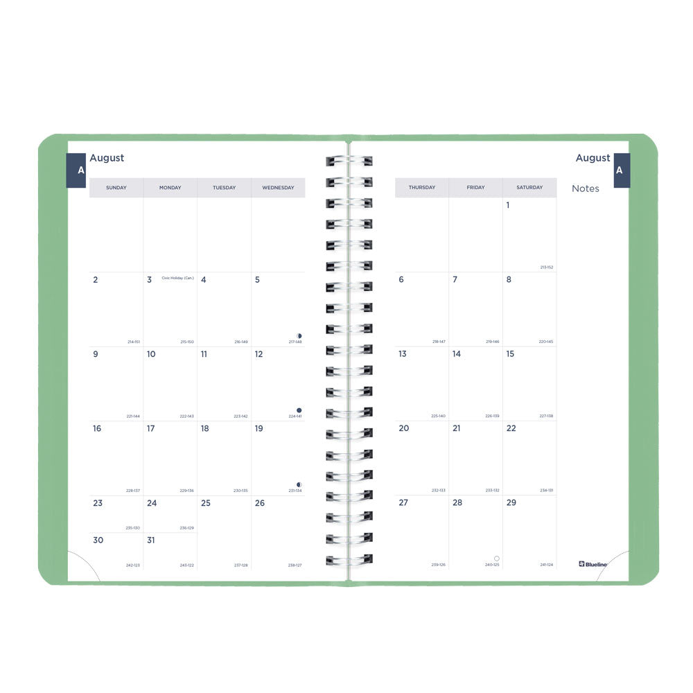 Academic Daily Planner, Fashion, 2026-2027 - English CA201F.03 #colour_fashion-green
