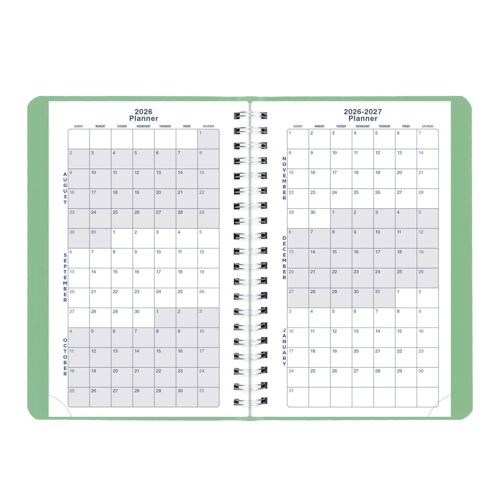 Academic Daily Planner, Fashion, 2026-2027 - English CA201F.03 #colour_fashion-green